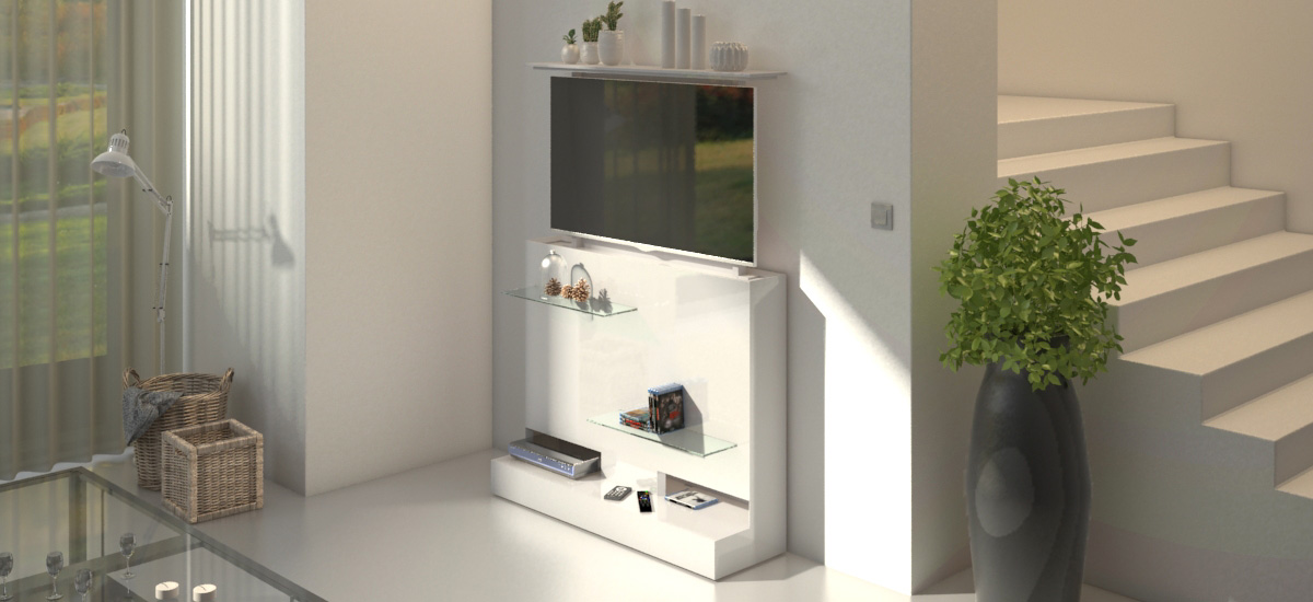 Meuble Tv Escamotable Motorise